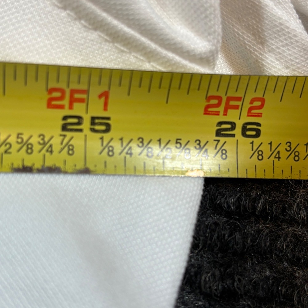 J.Crew Performance Mens XXL White Pique Knit Button Down Shirt CA915 NEW - Picture 7 of 9